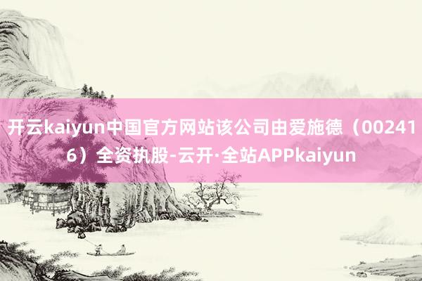 开云kaiyun中国官方网站该公司由爱施德（002416）全资执股-云开·全站APPkaiyun