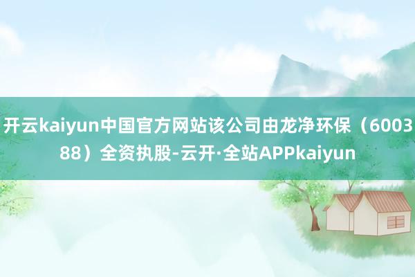 开云kaiyun中国官方网站该公司由龙净环保（600388）全资执股-云开·全站APPkaiyun